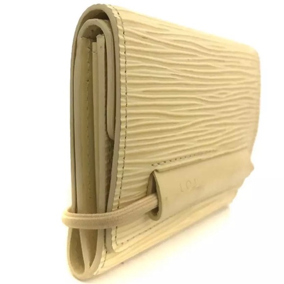 LOUIS VUITTON Epi Portefeiulle Elastique Trifold Wallet ๐๐๐ฅ - Picture 4 of 10